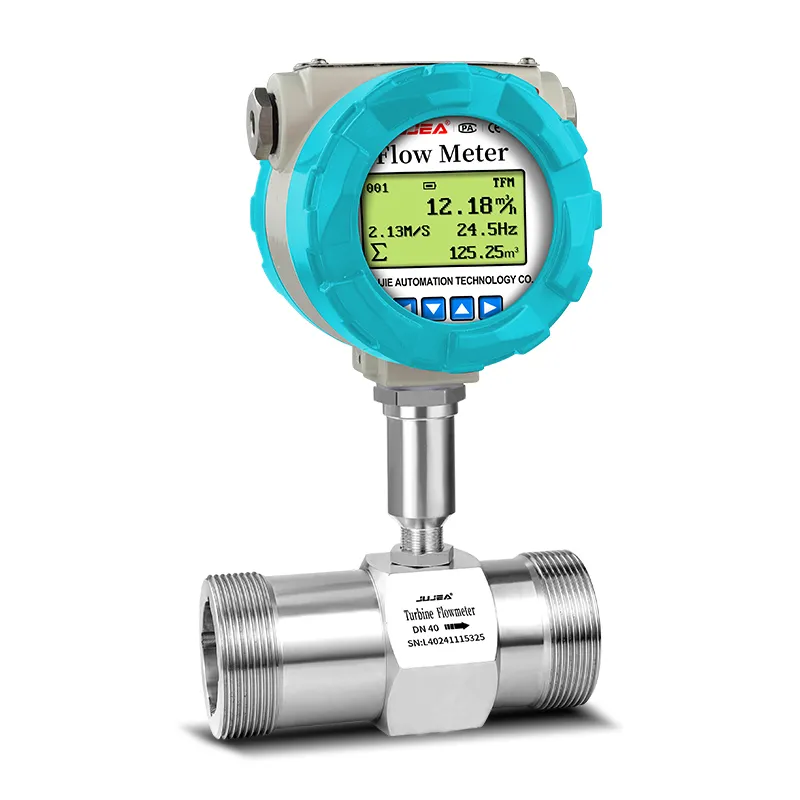 thread turbine flow meter for external water flow meter